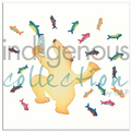 Magnets / Canadian Art Prints - Cee Pootoogook - Surfacing Bear