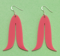 Boucles d'oreilles / Warren Steven Scott - Joined feather large