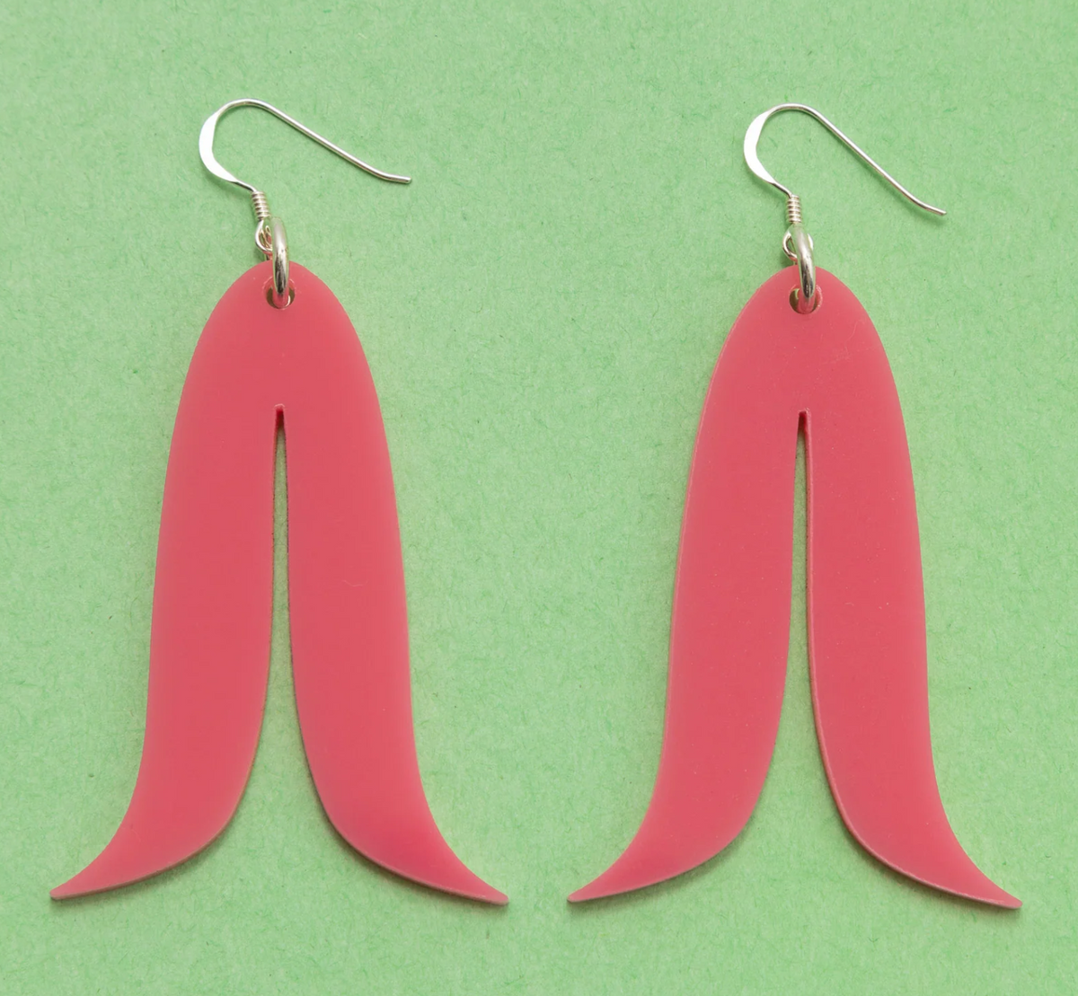 Boucles d'oreilles / Warren Steven Scott - Joined feather large
