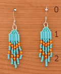 Boucles d'oreilles / Matsheshu Créations - Mini franges