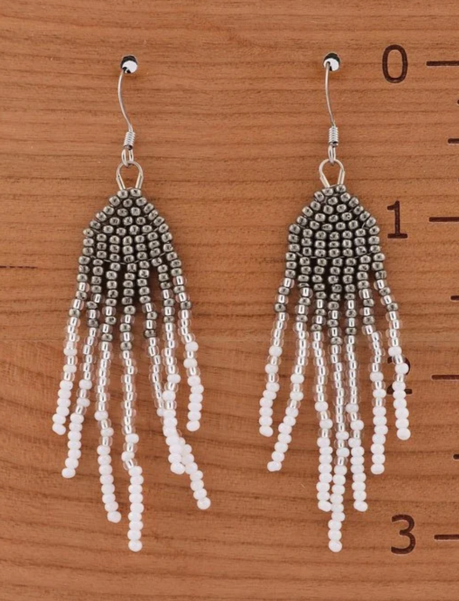 Boucles d'oreilles / Matsheshu Créations - Petites franges
