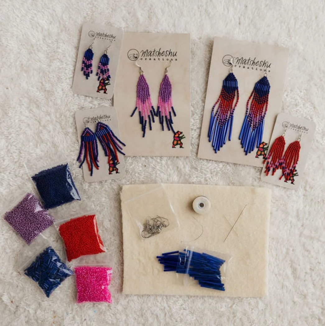 Boucles d'oreilles / Matsheshu Créations - Kit DIY perlage