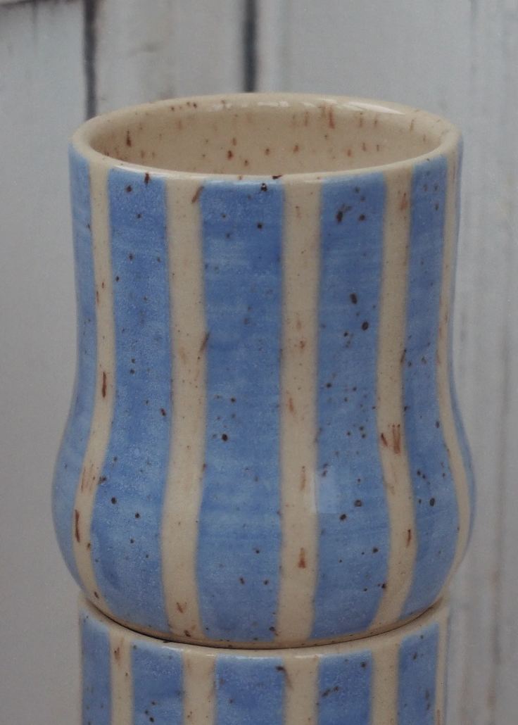 Tasse / La Poteuse - Rayée espresso