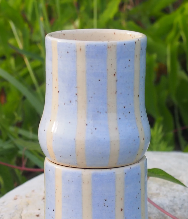 Tasse / La Poteuse - Rayée espresso