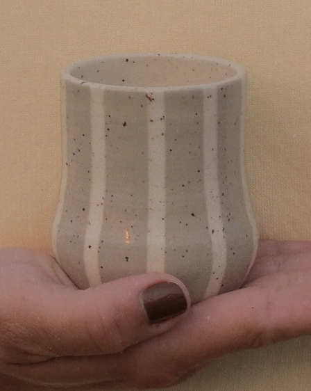 Tasse / La Poteuse - Rayée espresso