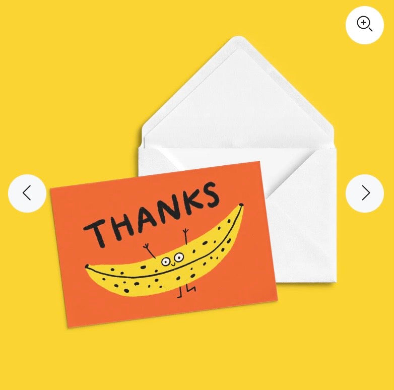 Card / Anne Julie Dudemaine - Thanks Banane
