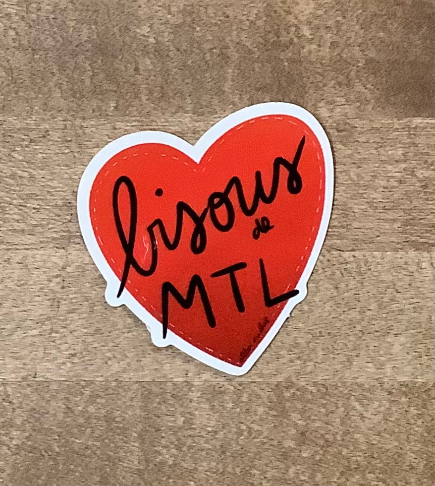 Sticker / Atelier Marthes - Bisous de MTL