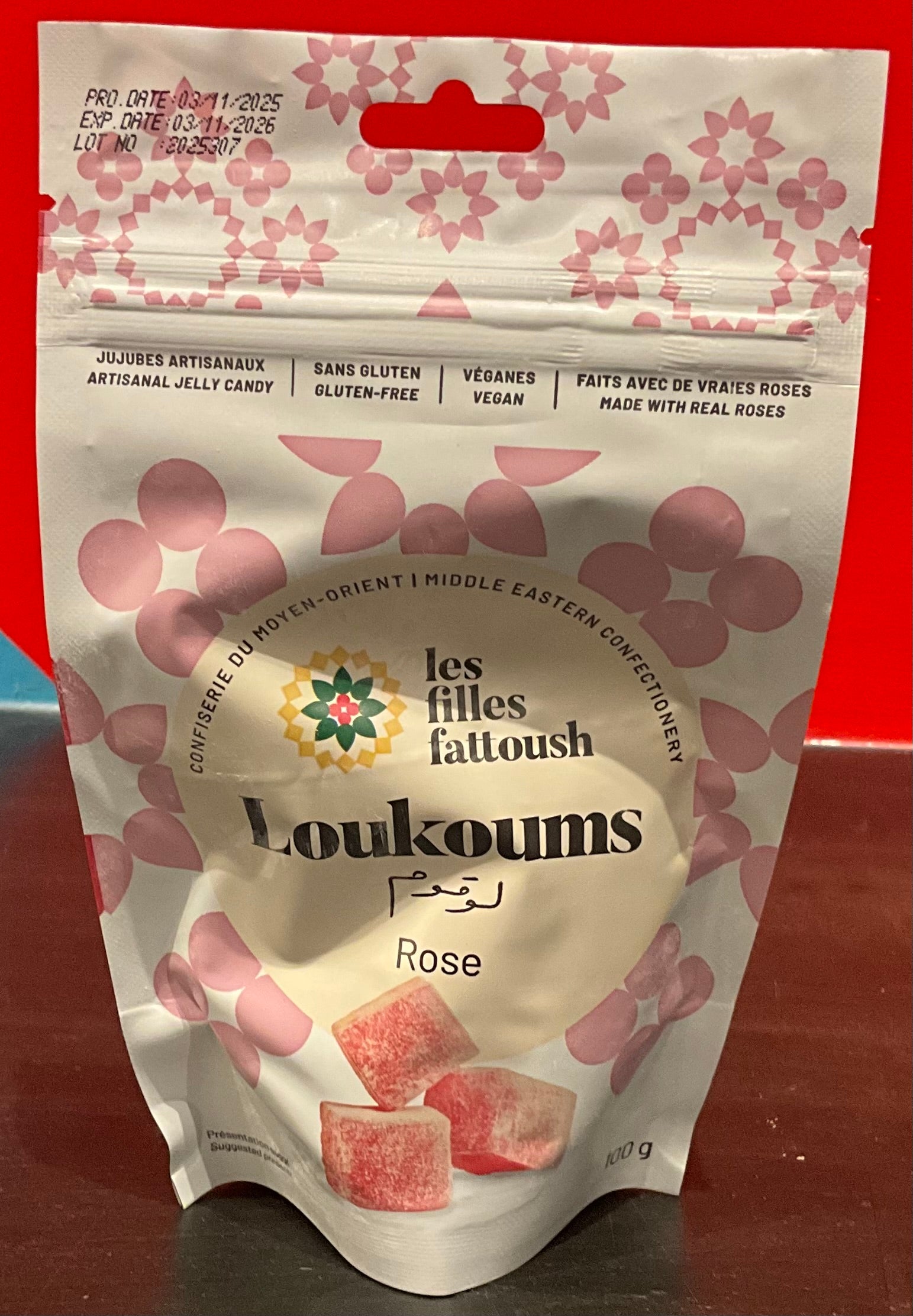 Les Filles Fattoush / Turkish Delights - Rose - 100 g