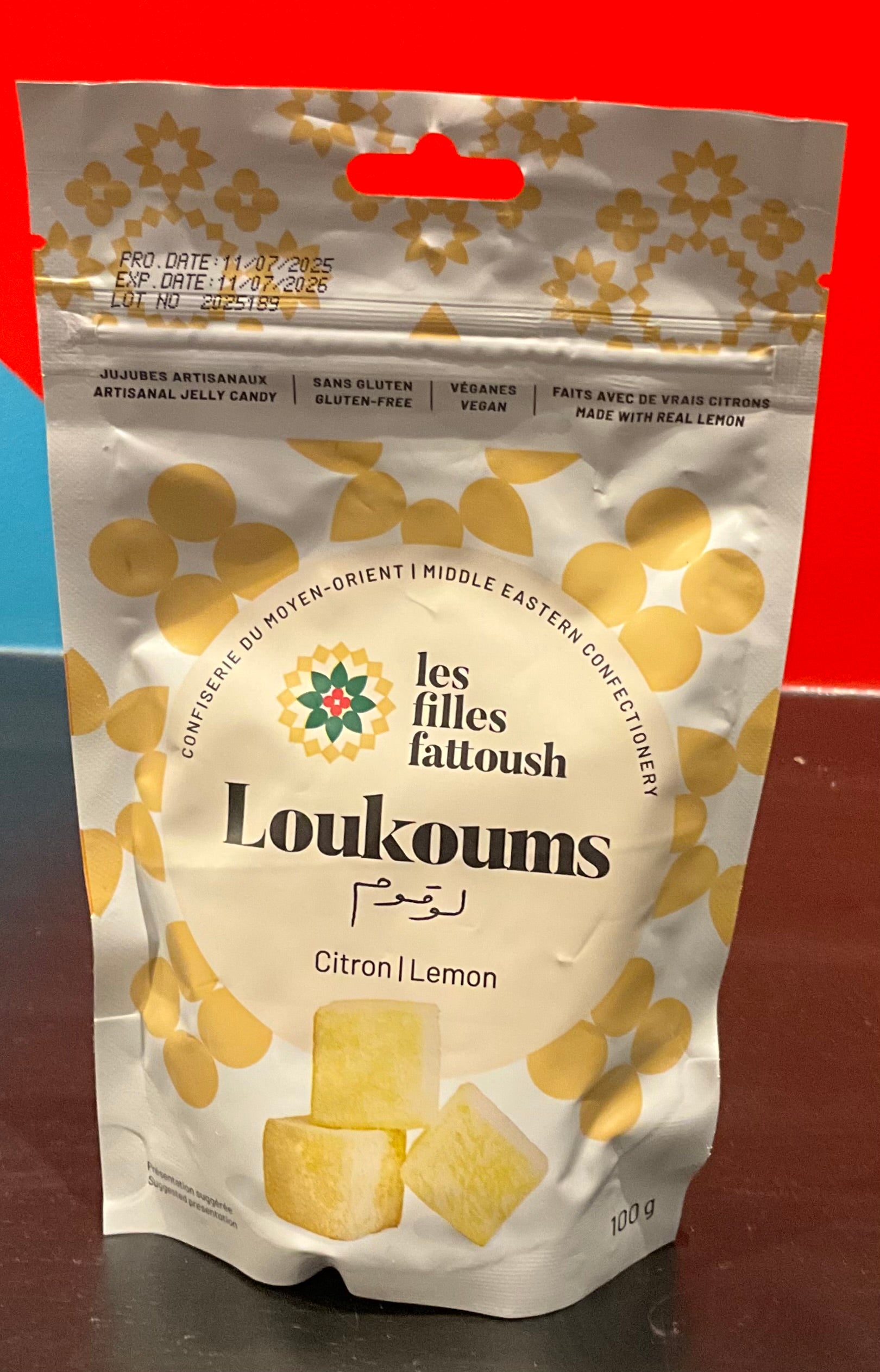 Les Filles Fattoush / Loukoum - Lemon - 100 g