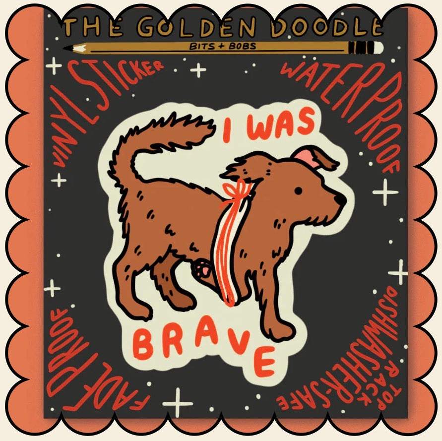 Sticker / Stay Home Club - I Was Brave