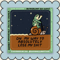 Sticker / Stay Home Club - lose my shit