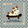 Sticker / Stay Home Club - On my way to grossly overreact
