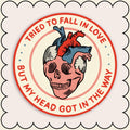 Sticker / Stay Home Club - Tried to fall in love but my head got in the way