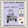 Sticker / Stay Home Club - Move Bitch