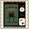 Sticker / Stay Home Club - Hanging by a damn thread