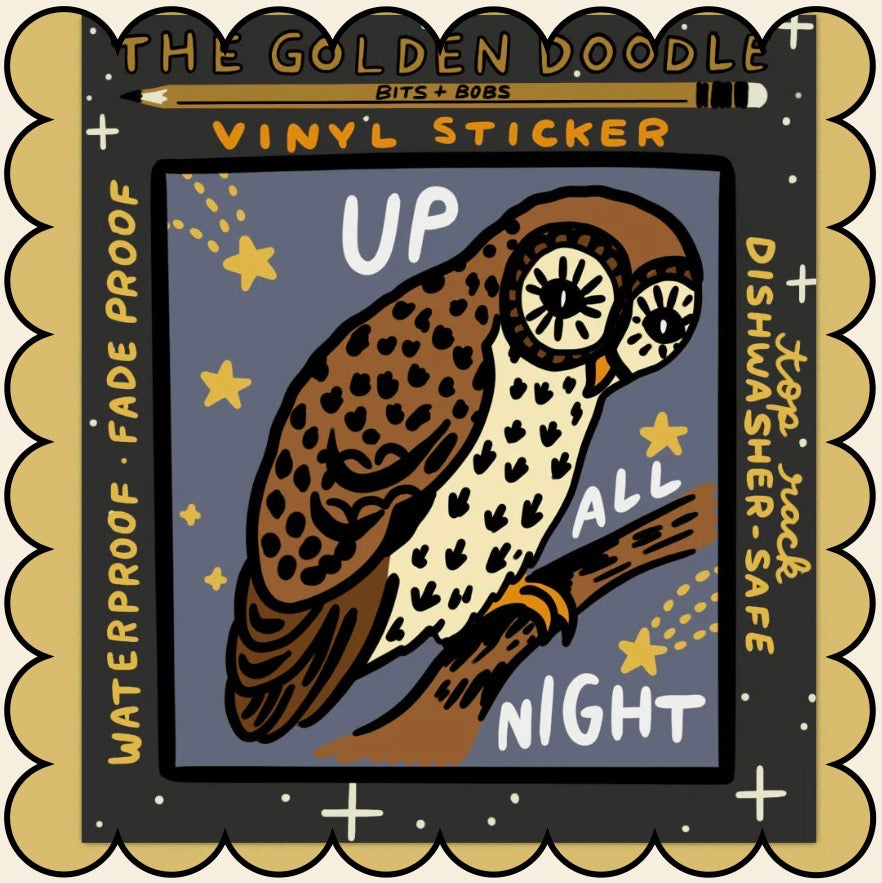 Sticker / Stay Home Club - Up all night
