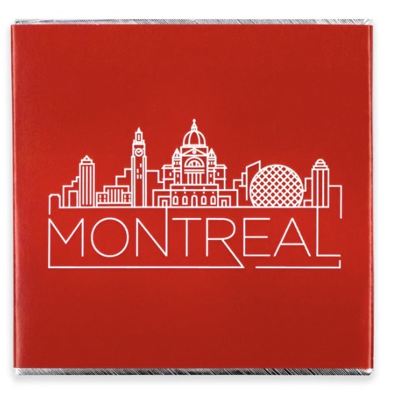 Tablette carrée / Chocolat Boréal - Skyline - 45g