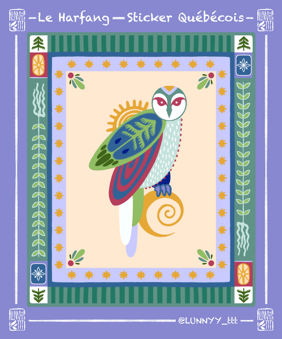 Sticker / Lea Rodriguez - Le Harfang