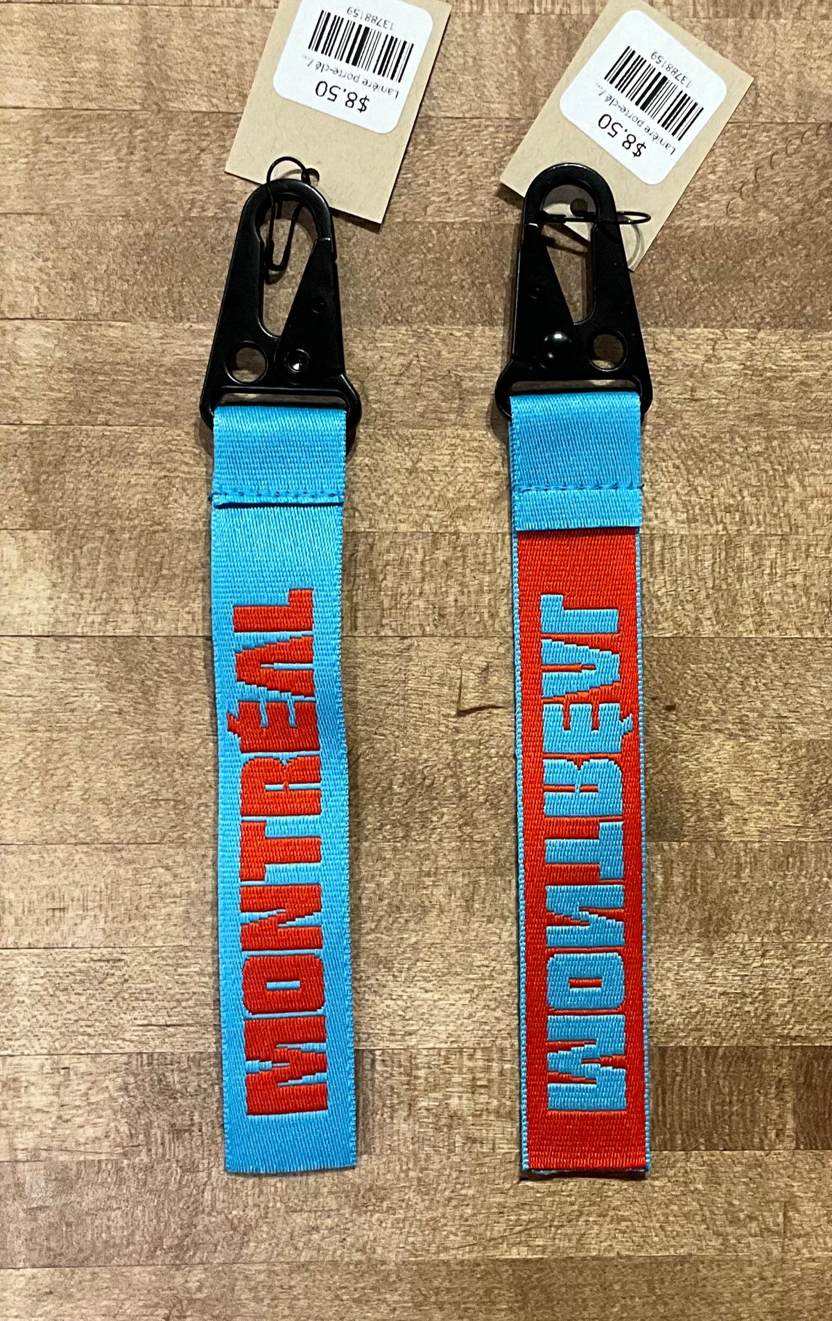 Lanière porte clés / MSTL - Montréal bicolore