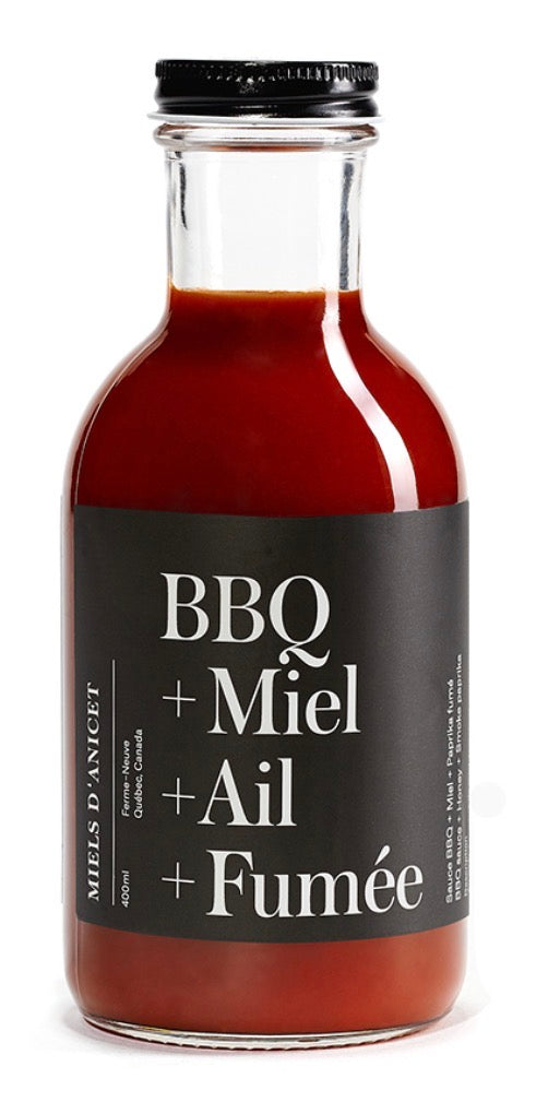 Sauce / Miels d'Anicet - BBQ Miel Ail Fumée 400ml