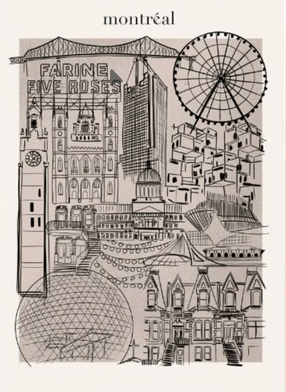 Affiche / Atelier Marthes - Montréal - 8x10