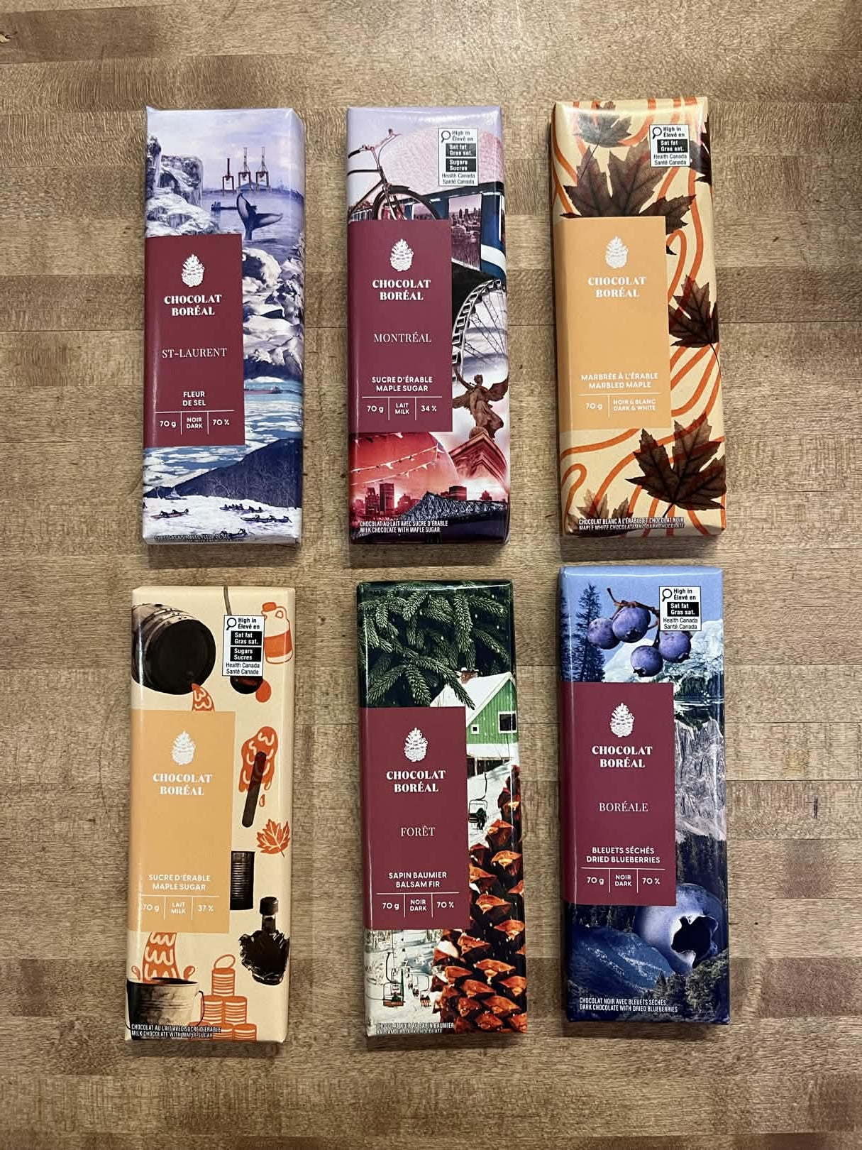 Tablette / Chocolat Boréal - 70g