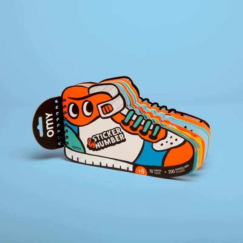 Sticker by number / OMY - Sneakers