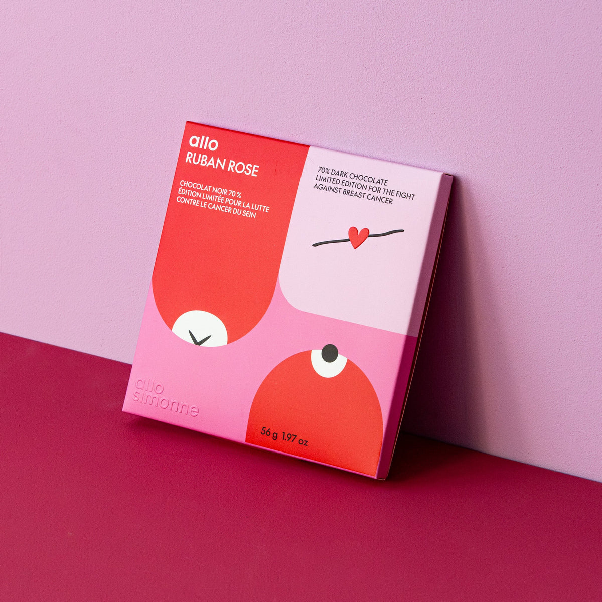 Barre Chocolatée / Allo Simonne - Fondation Cancer du sein 56g