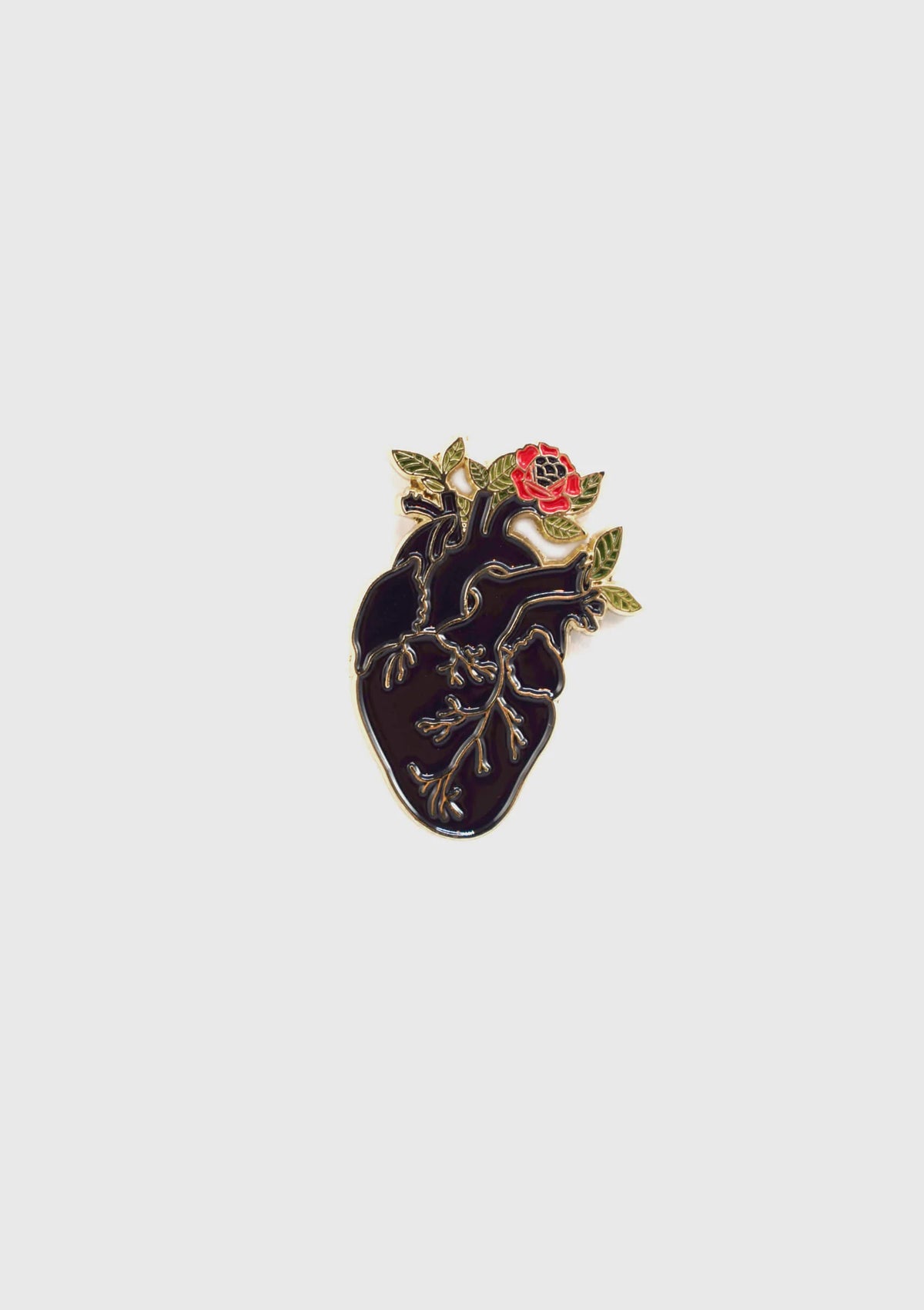 Pin / Badaboom - Black Heart