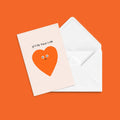 Card / Anne Julie Dudemaine - I love your cute face