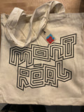 Tote bag / Barbara Jacques - Montréal design grand écru