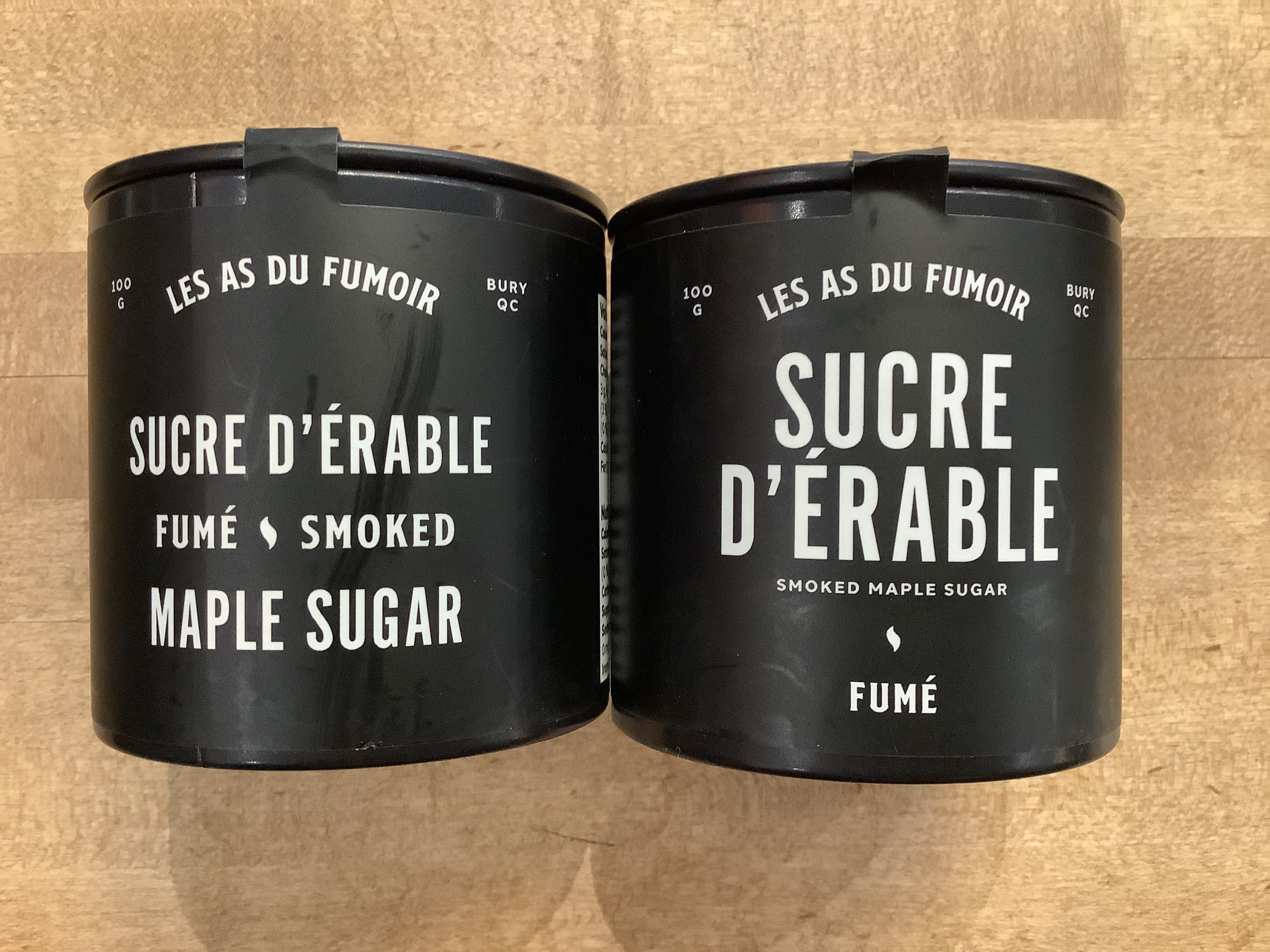 Sucre d'érable / Les As du Fumoir - 100g - Grand format