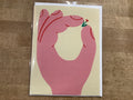 Card / ALL - Hand holding flower
