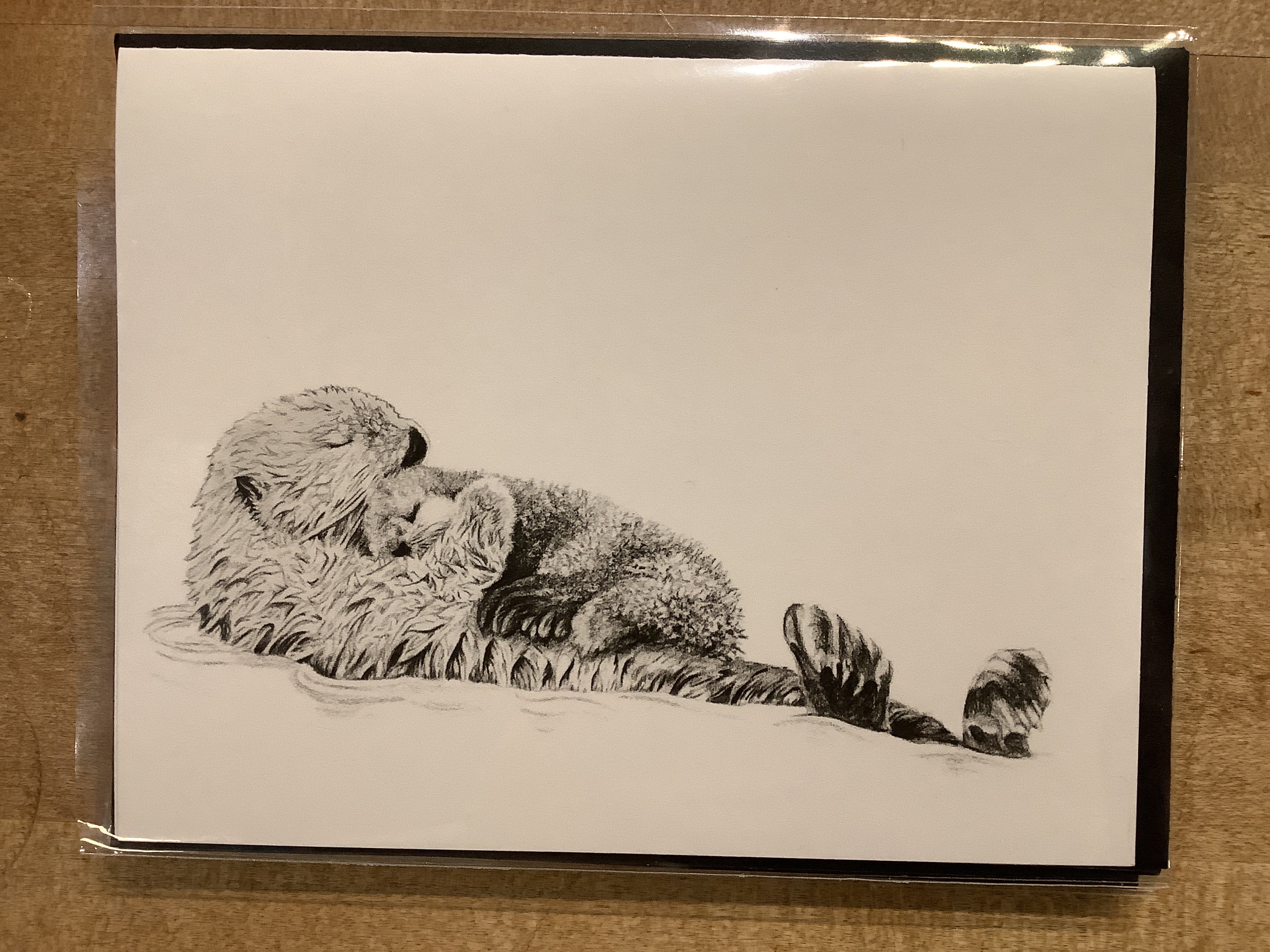 Carte / Le Nid - Maman loutre et son petit