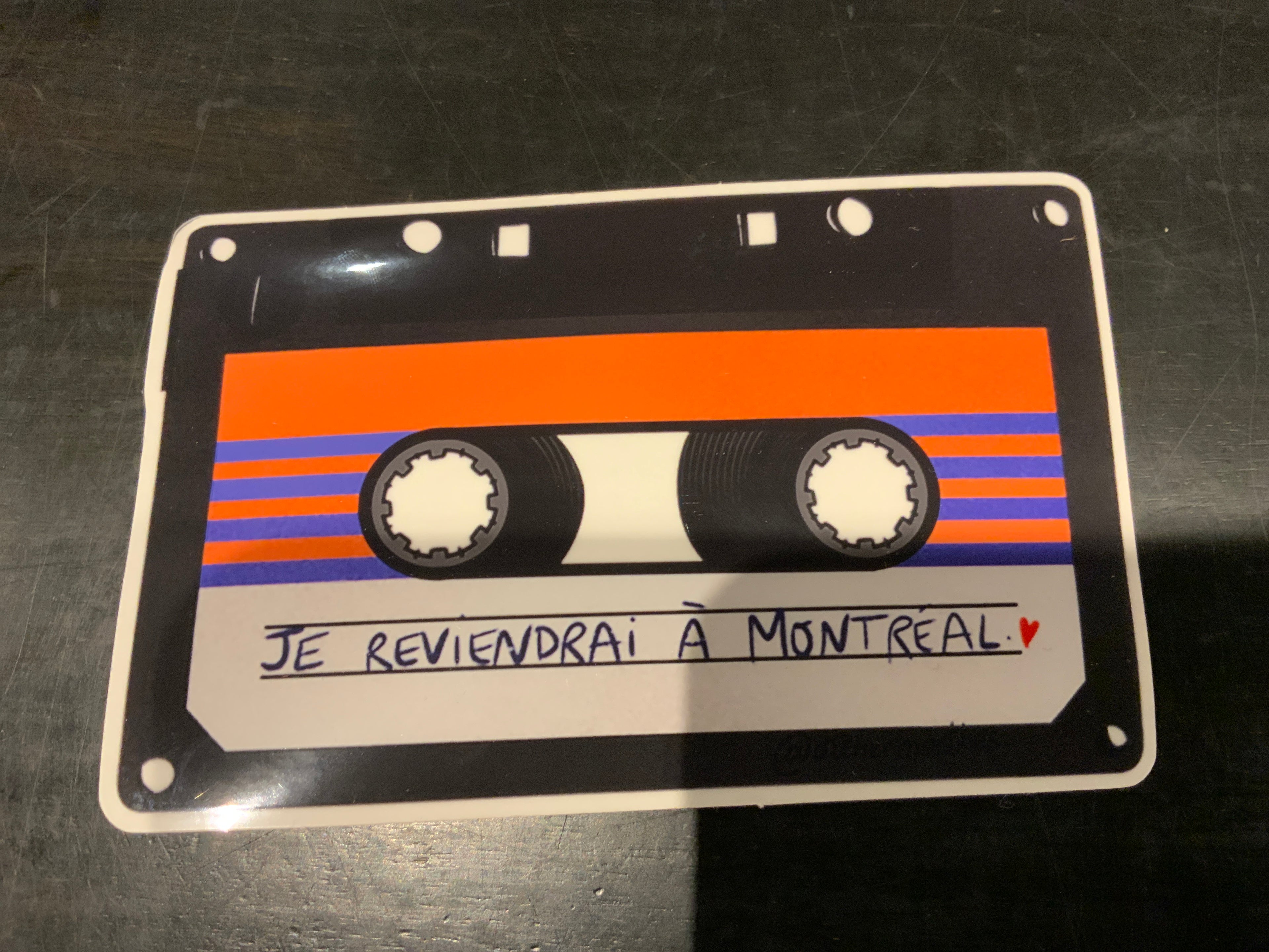 Sticker / Marthes Workshop - I will return to Montreal