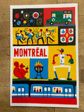 Carte / Paperole - Benoit Tardif - Montréal été
