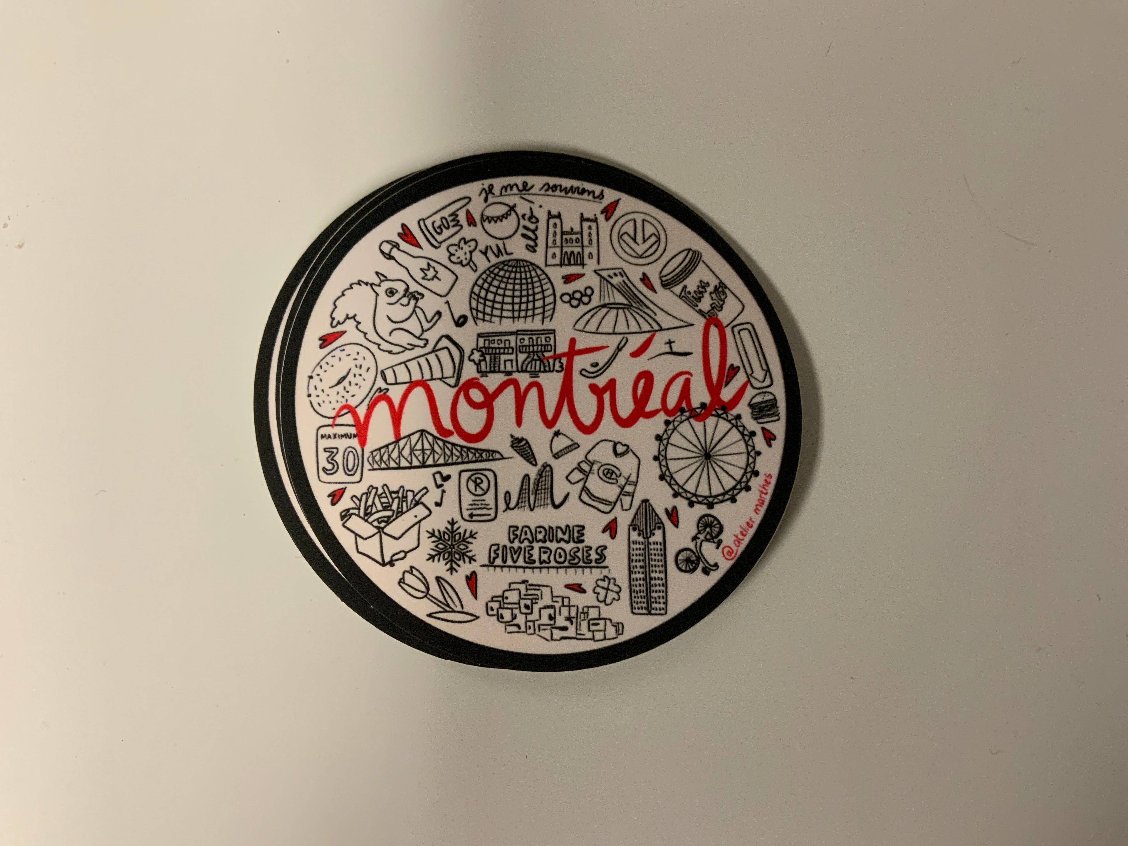 Sticker / Atelier Marthes - I remember Montreal