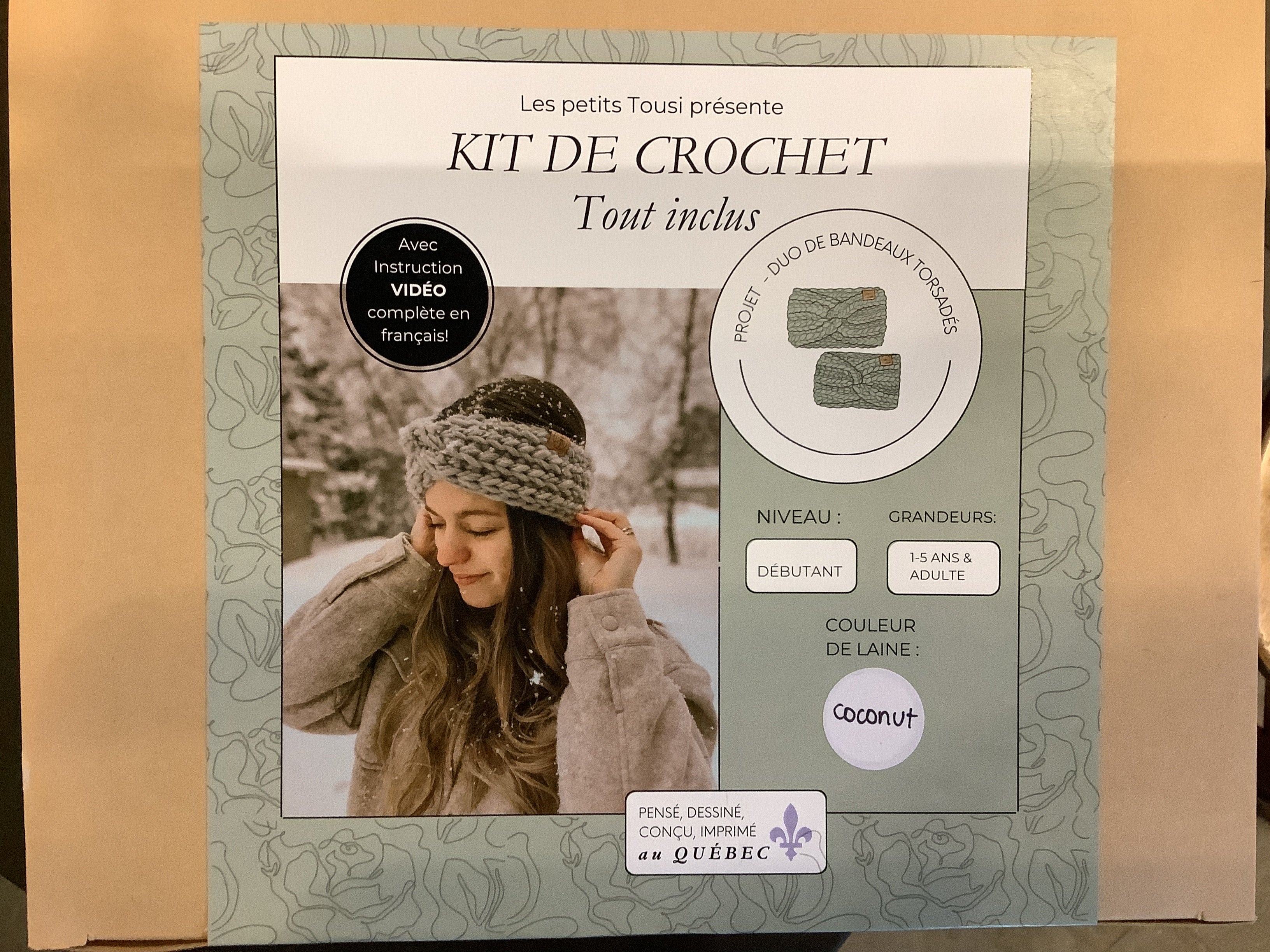Kit de crochet / Le petit tousi - Duo de Bandeaux
