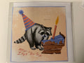 Card / Marthes Workshop - Racoon Happy birthday