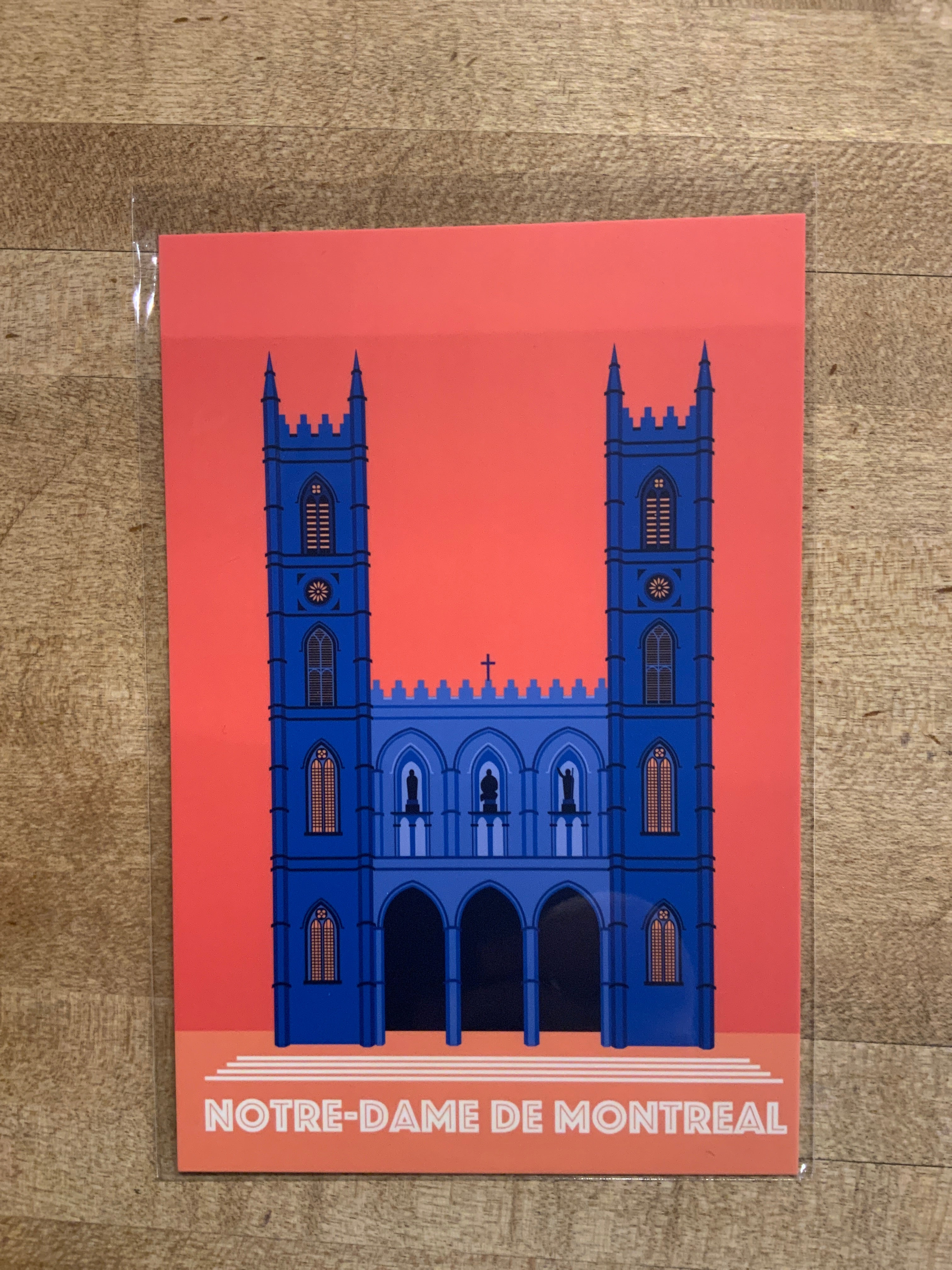 Carte / Hochet Gaga - Notre Dame de Montréal