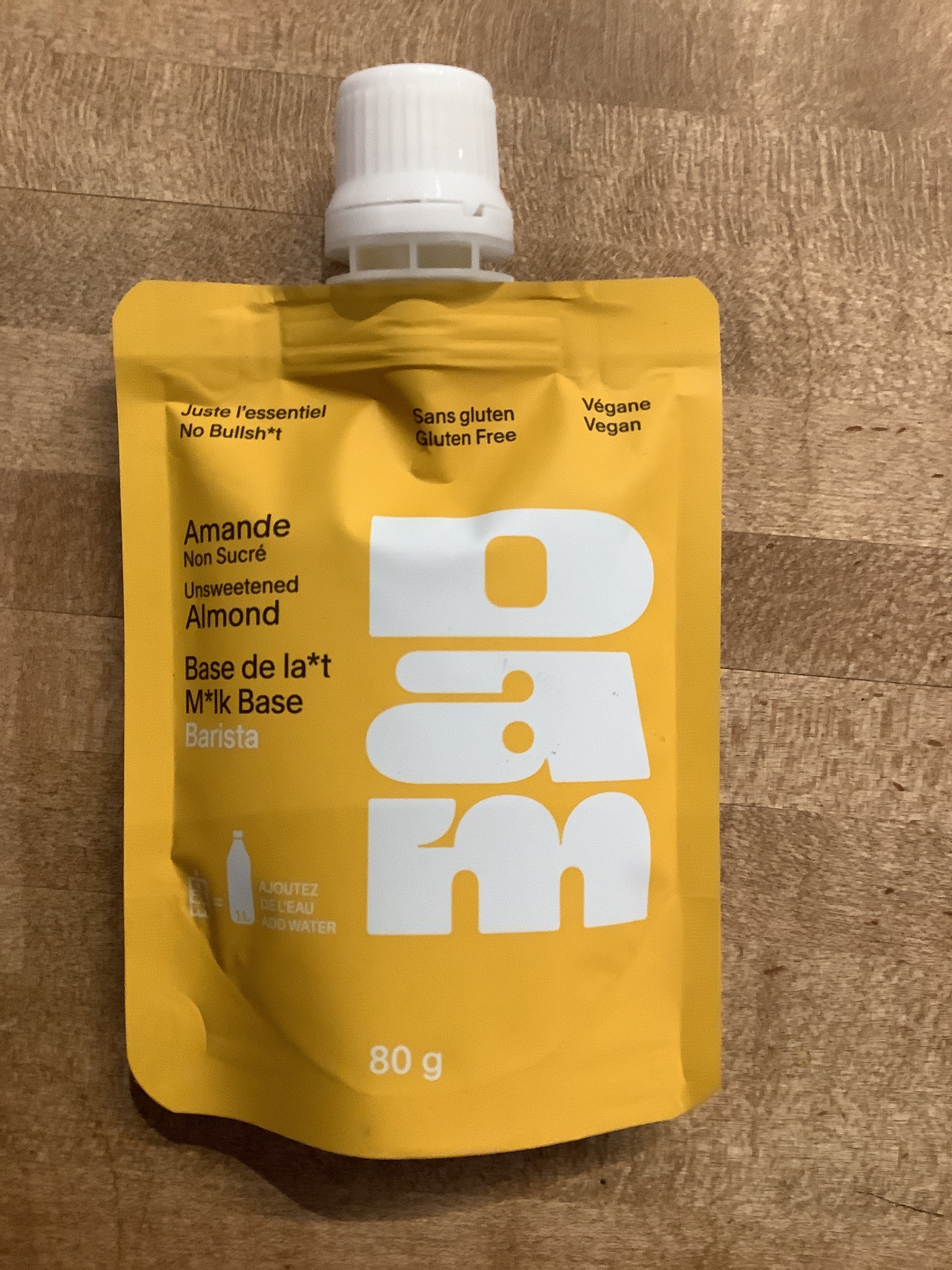 Concentré de lait / Dam - Amande Non sucré
