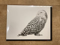 Card / The Nest - Snowy Owl